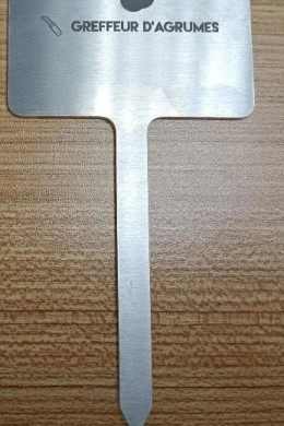 Blank push-in plant label, to engrave